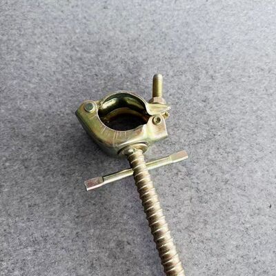 Durable Zinc-Plated Custom Rod Coupler Accessory for Construction Site Applications